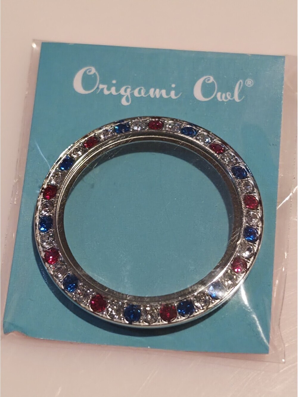 Origami Owl 4th of July Patriotic Charm Living Locket Twist Face